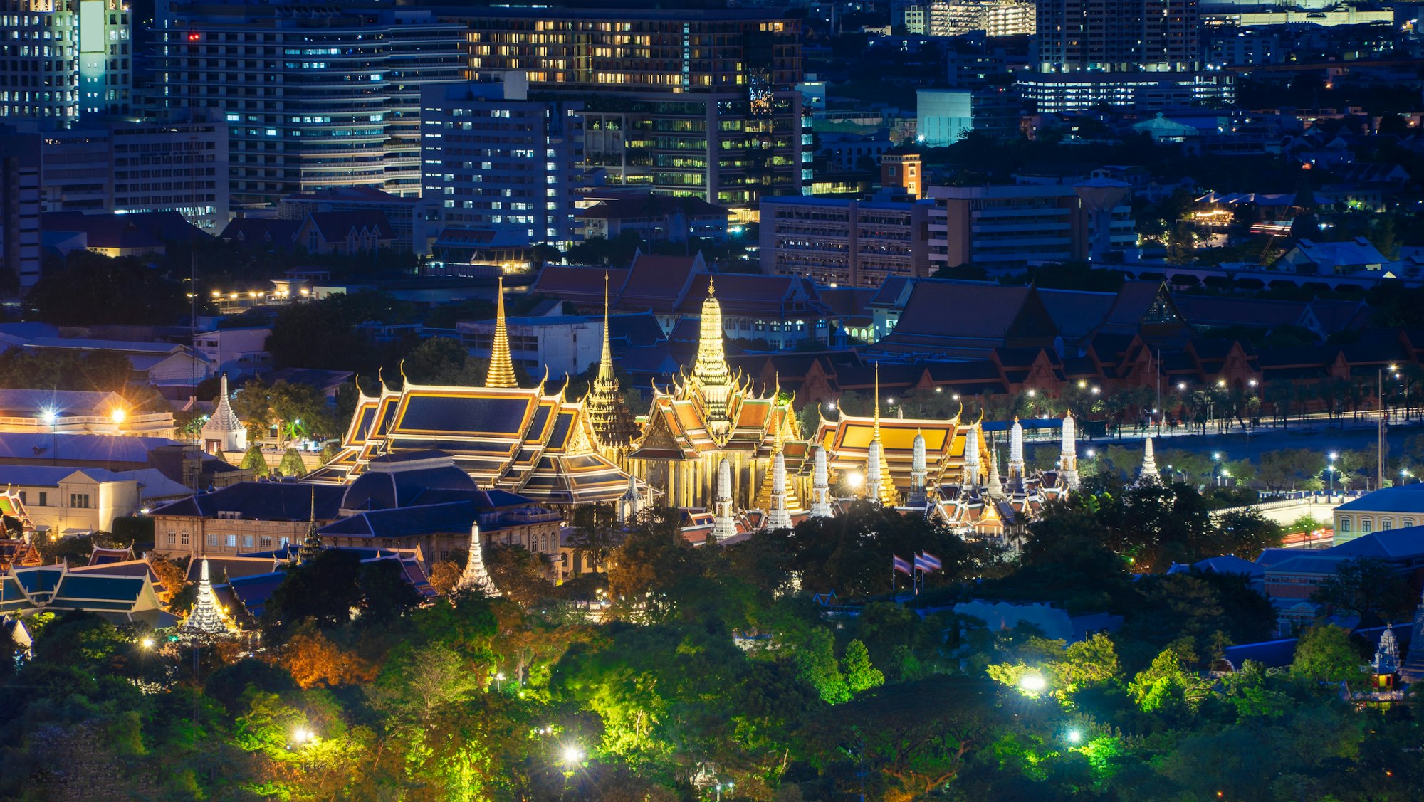 Urban city in Bangkok, Thailand
